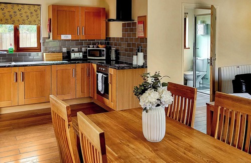 Llanddewi Ystradenny Ski Chalet | Lodge with fantastic contemporary styling.