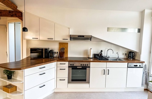 Prien am Chiemsee Apartment | Loft apartement in the heart of Prien am Chiemsee * SmartTV * Washer-dryer*100m²