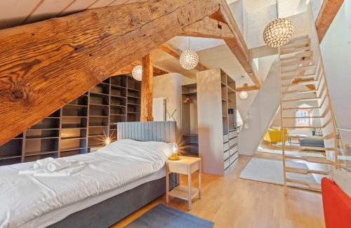 Fribourg Apartment | Loft avec vue sur la Cathédrale de Fribourg