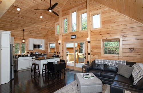 Twin Mountain Cabin | Log Cabin, 5mi to Bretton Woods Ski & 12mi to Cannon, private snowmobile access