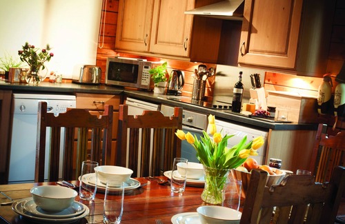 Callander Cabin | Log Cabin-Private Bathroom-Countryside View