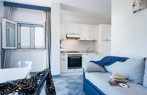 Villammare Apartment | Loggia Appartment with large sea view terrace and swimming pool