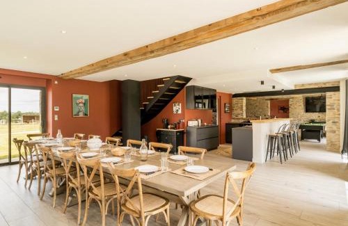 Loireauxence House | Longère moderne avec spa, billard, babyfoot, salle de sport, hammam, et Wi-Fi - FR-1-306-1288