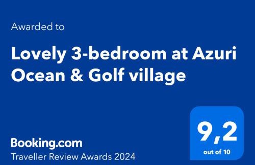 Roches Noires Apartment | Lovely 3-bedroom at Azuri Ocean & Golf village