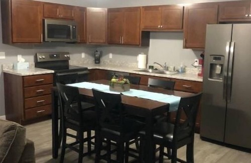 Grand Island Condo | Lovely 3-bedroom Condo with electric fireplace