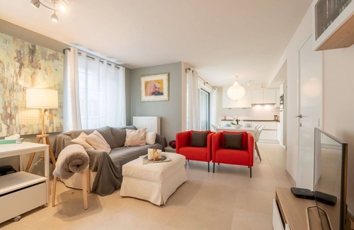 Bredene Apartment | Lovely apartment for 4 people with WIFI, TV, balcony and parking