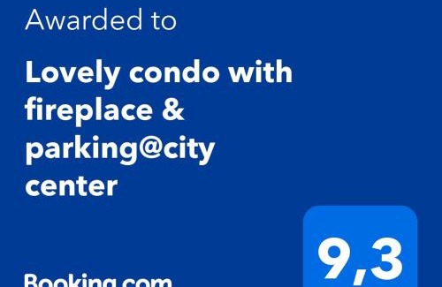 Drammen Apartment | Lovely condo with fireplace & parking@city center