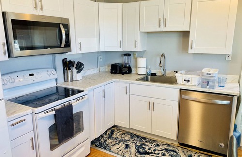 Ortley Beach Apartment | Lovely Seaside Park Getaway - Walk to Beach & Bay - Parking, Badges, BBQ