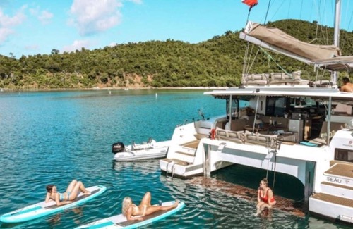Red Hook Boat Rental | Luna Bliss under the stars!