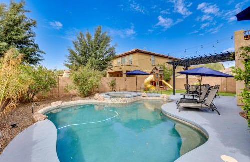 Laveen Meadows House | Luxe Family Home with Pool, 13 Mi to Dtwn Phoenix!
