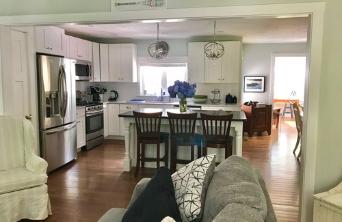 Cedar Bushes House | Luxurious 5 bedroom Get Away. Only 600 steps away from Private Manomet Beach.