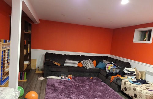Blainville House | Luxurious Bedroom with Queen Bed & Full Bath.n
