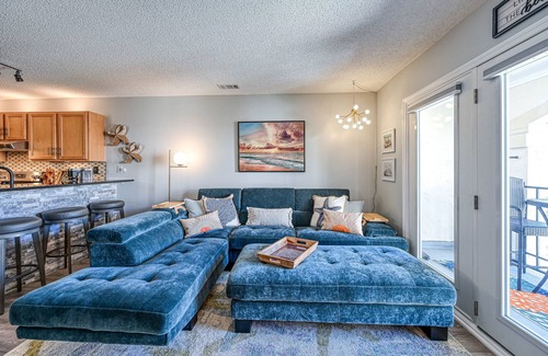 North Topsail Beach Condo | Luxurious Condo, Massage Chair, Arcade Games, Beautiful Pools, Hot Tubs, King bd