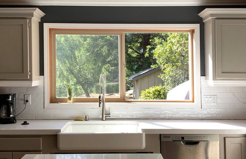 Langlois House | Luxurious Getaway on the Lake with hot tub, pool table, boat dock, covered porch