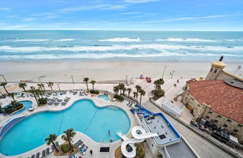 Brush - Stewarts House | Luxury 10th Floor 3 BR Condo Direct Oceanfront Wyndham Ocean Walk Resort Daytona Beach | 1011