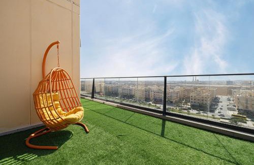 Sharjah Apartment | Luxury 1BR Penthouse in Sharjah with Skyviews