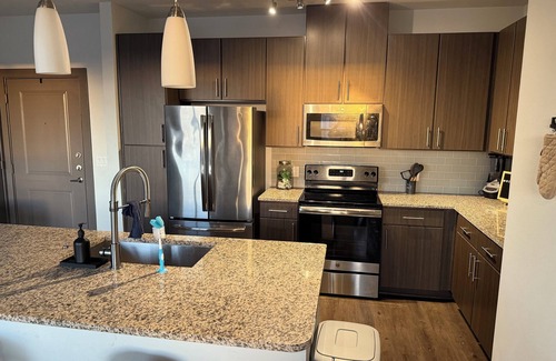 Houston Apartment | Luxury 1BRw/Balcony Near Airport
