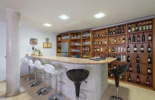 San Agustin Villa | Luxury 5 star Villa Violetta with amazing sea view, jacuzzi and heated pool