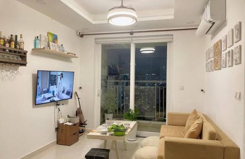 Binh Chanh Apartment | Luxury apartment, with pool, kitchen, balcony, netflix