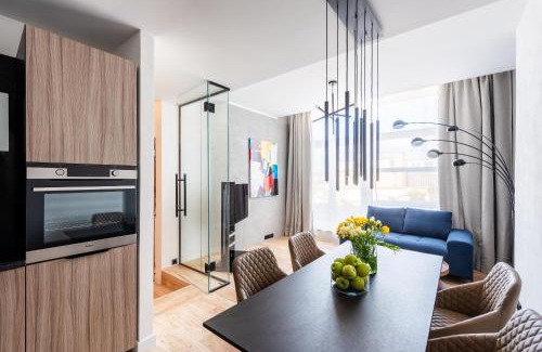 Petrska ctvrt Apartment | Luxury apartment with a balcony and a terrace