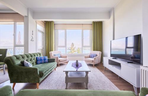 Sariyer Apartment | Luxury apartment with Bosphorus view in Sarıyer!