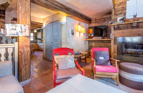 Courchevel Ski Chalet | Luxury Chalet for 10 with Ski-In/Ski-Out Access, Fireplace, and Private Garage in Courchevel Village
