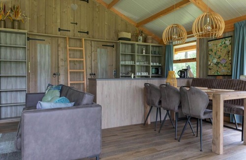 Municipality of Haaksbergen House | Luxury Lodge in Reesprong with Garden Fire Pit