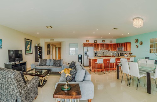 Cozumel Condo | LUXURY PENTHOUSE CONDO WITH NEW FURNITURE! AMAZING SEA VIEW, POOL & TENNIS