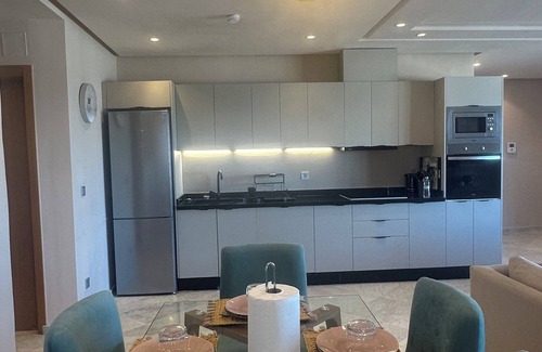Malabata Apartment | Luxury Penthouse Tanger: 3 Bedrooms with Stunning Sea & Pool Views with WiFi, AC