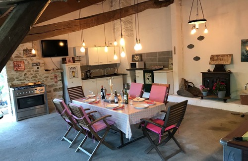 Le Vieux-Cerier RV Rental | Luxury Twin Emperor Glamping Tent sleeps 6 comfortably