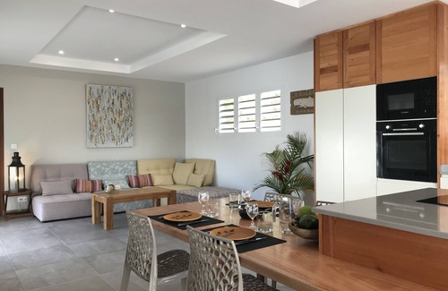 Malendure House | Luxury villa, view of Malendure bay, Cousteau reserve and salt pool