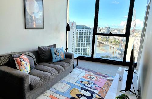 Brisbane Central Business District Apartment | Lvl 24 Bluey Themed family apartment in the heart of CBD by Stylish Stays