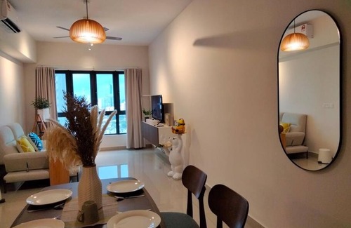 Sentul Pasar Apartment | M Centura Sentul 3-Bedroom Pool View Residences by Homebrickz
