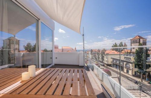 Santa Luzia Apartment | Madeira Rooftop Studio, Ocean & City View