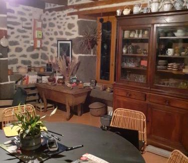 Thiezac Villa | Maison authentique en pierre apparente en montagne dans le c antal