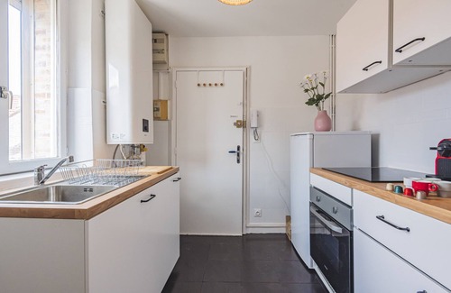 Laon Sud Apartment | Majorelle - Peaceful 2 bedrooms - Near train station