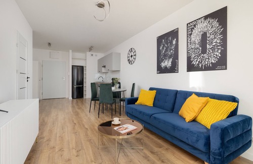 West Pomeranian Voivodeship Apartment | Malczewskiego Blue Apartment
