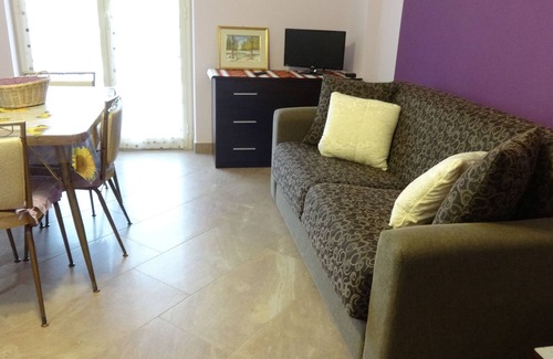 Marina di Patti Apartment | MARINA DI PATTI 50 meters from the seafront, private covered parking, central