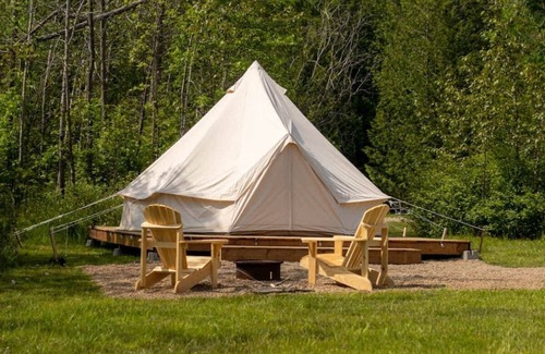 Miller Lake House | “Mariner” Luxury Glamping Tent | Tobermory