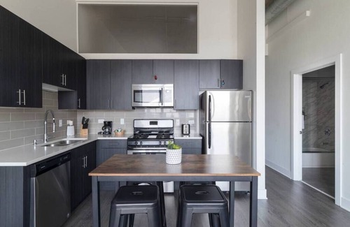 Near South Side Apartment | McCormick Place 2b/2b family unit with optional parking for up to 8 guests
