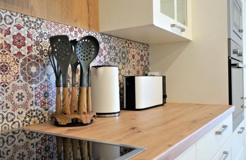 Frankenthal Apartment | Mein Apartment Flowers mit Kamin, bis 10 Personen