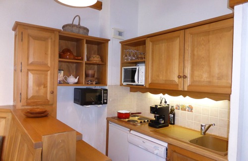 Les Contamines-Montjoie Apartment | Mezzanine studio for 4 in Les Contamines-Montjoie with garage