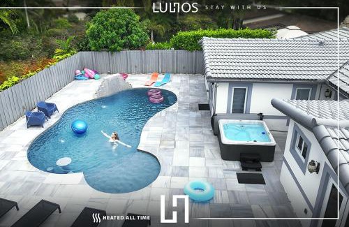 Palm Springs North House | Miami House with Hot Pool-spa & Pool table L48