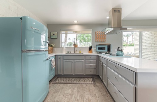 Casa Dorado Condo | Mid Century, Quiet Gated Community. Tennis, Pickleball, Pools, Spa, Pets, Garage