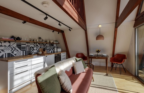 Huntly Cabin | Midpark is a chic A-Frame nestled in the romantic scenery of the Deveron valley. Relax and feel refr