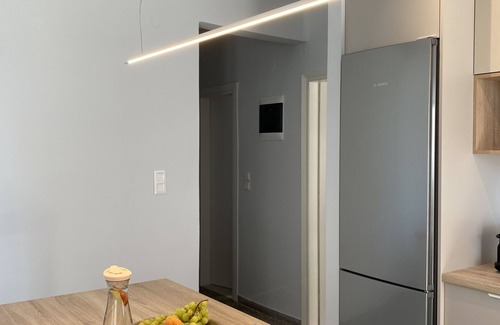 Kallikratia Apartment | Minimal sea view apartment in Halkidiki