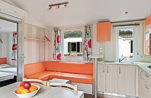 Villereal House | Mobile home - Aufgedeckte Terrasse