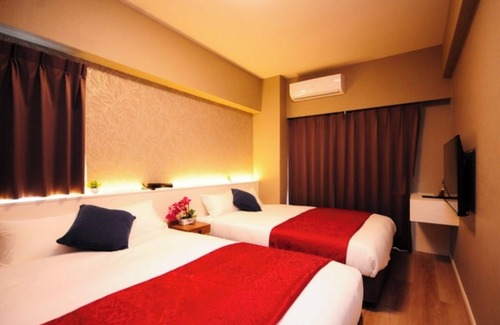 Hakozaki Hotel | Moderate Twin Room vs | Room only Parking avai/Fukuoka Fukuoka