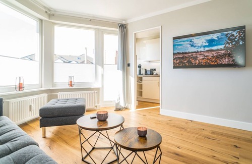Westerland Apartment | Modern apartment for 2 persons with balcony - only 300 meters to the beach.