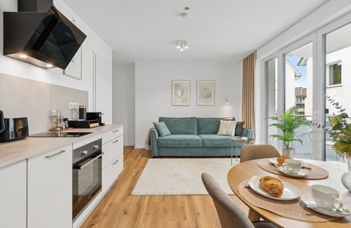Bielefeld Apartment | Modern Apartment with Balcony & Free Parking in Top Location